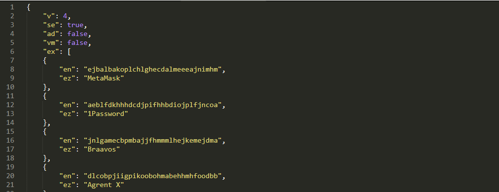 Figure 13. Example of a dynamic config